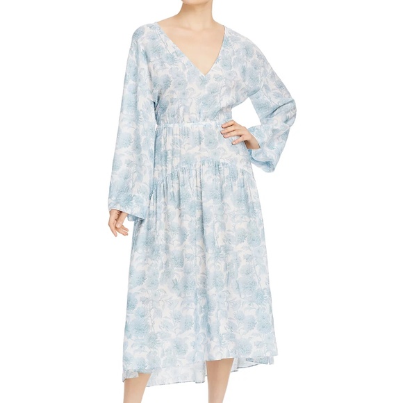 Vince  - Dahlia Floral Print Dress - Picture 1 of 15